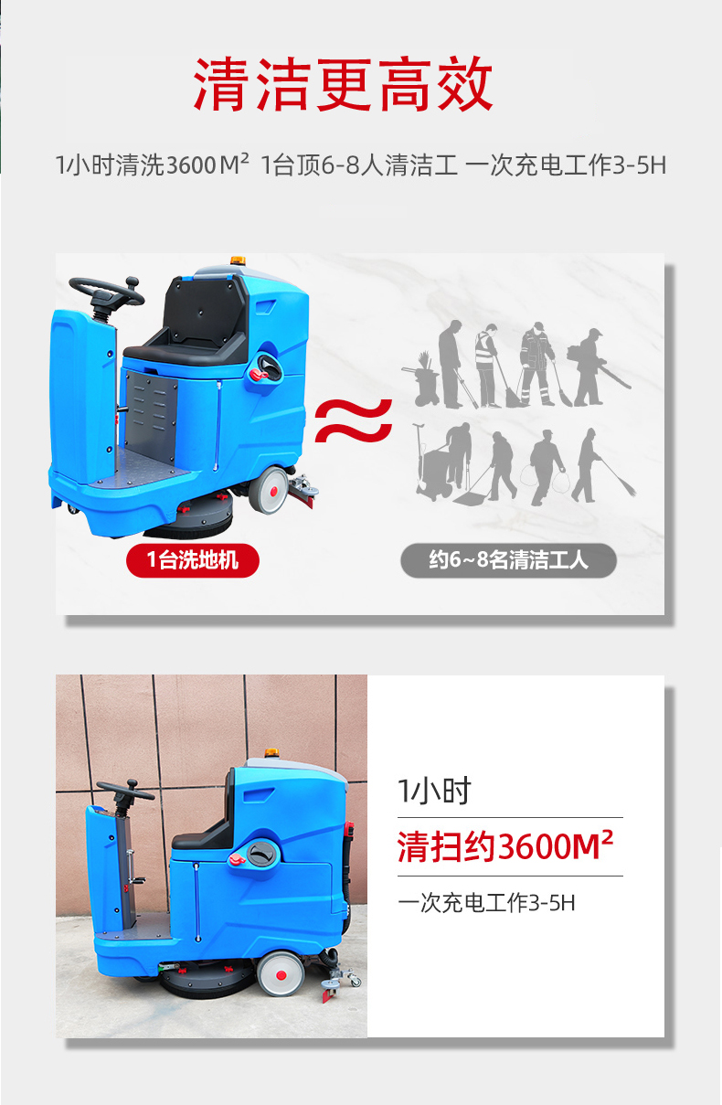 鞍山驾驶式洗地机更适合用在高铁站